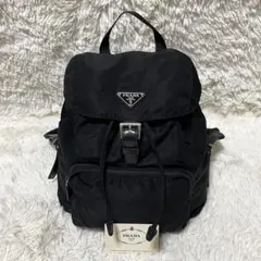 【極美品】PRADA ナイロン ブラック リュック プラダ PRADA ナイロン バックパック 2VZ135 ブラック ナイロン