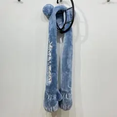 ミッキー 耳 ファンキャップ マフラー ディズニー ブルー