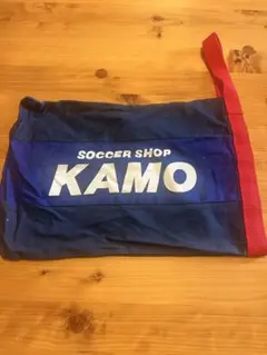 サッカーショップKAMO シューズケース ネイビー 使用感あり