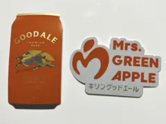 キリン　GOODALE Mrs. GREEN APPLE ステッカー　ミセス