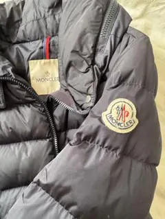 【クリーニング済】MONCLER ネイビー フラメッテ　ダウンジャケット