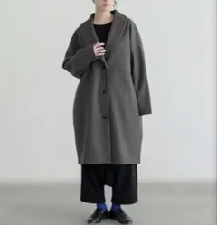 最終値下げ　新品未使用　タグ付き　コートn'Or LABEL グレー　チャコール