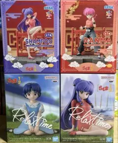 らんま1/2 フィギュア　まとめ売り4個セット　らんま　天道あかね　シャンプー