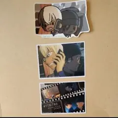 名探偵コナン一番くじ【安室透・赤井秀一・コナン】ブロマイド＆ステッカーセット