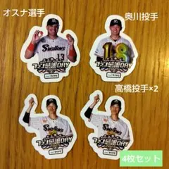 オスナ　奥川恭伸　高橋奎二　ステッカー　ファン感　東京ヤクルトスワローズ
