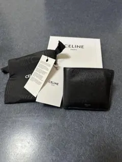 CELINE 二つ折り財布 ブラックのサムネイル
