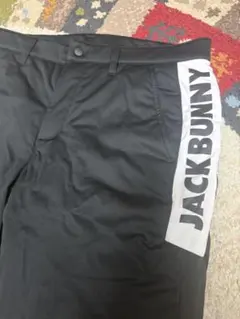 美中古 パーリーゲイツ ジャックバニー PEスムース 中綿パンツ（5）L 黒