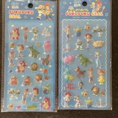 ディズニー　ぷくぷくシール　トイストーリー　2枚セット