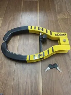 【防犯】HORNET ホーネット 加藤電機 タイヤロック 盗難防止 セキュリティのサムネイル