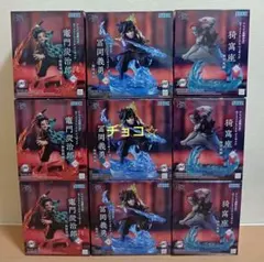 鬼滅の刃XrossLinkフィギュア竈門炭治郎 冨岡義勇 猗窩座 フィギュア