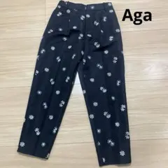 Aga パンツ　花柄　刺繍　YAMADAYAのサムネイル