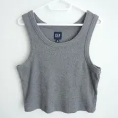 GAP グレー リブ タンクトップ Mサイズのサムネイル