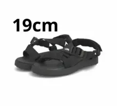 ノースフェイス　キッズ　サンダル　ストレイタムⅡ 黒　ブラック　19cmのサムネイル