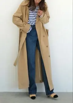 AKTE ロングトレンチコート