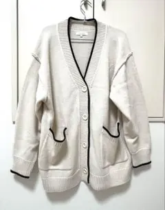 GLOBAL WORK アイボリー カーディガン M