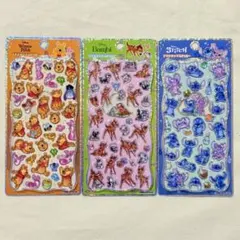 正規品　プチドロップステッカー　ディズニー　第二弾　プー　バンビ　スティッチ