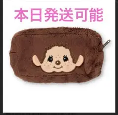 【新品】　スクエアポーチ　メイクポーチ　筆箱　モンチッチ　ペンケース