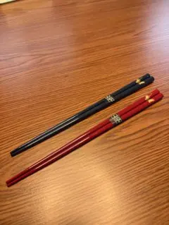 ハナエモリ HANAEMORI森英恵 箸 2種 蝶 青 赤 【未使用未開封】のサムネイル