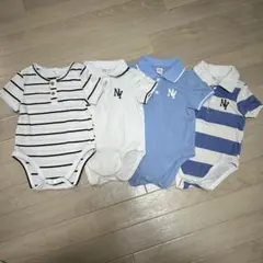 SHEIN 半袖ロンパース4点セット 12-18month