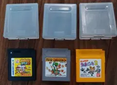 ゲームボーイソフト　３作セット（各ソフトケース付き）