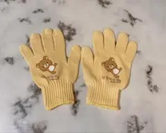 【未使用】リラックマ 幸せの黄色い手袋 軍手 ニット手袋 非売品のサムネイル