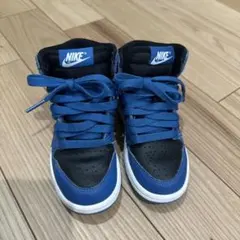 Nike キッズ ハイカットスニーカー 青/黒