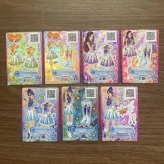 アイカツカード ロマンスキス 7枚セット　香澄真昼　香澄夜空　レア アイカツカード ロマンスキス 7枚セット 香澄真昼 香澄夜空 レア