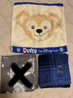 ディズニー ダッフィ ポロ ラルフローレン ベア ハンカチ 2枚のサムネイル