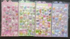 ぷくぷくシール3D　4枚セット