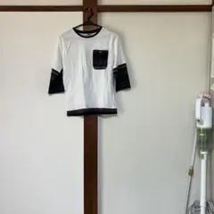 NEAR BRAND ホワイト 五分袖 Tシャツ M