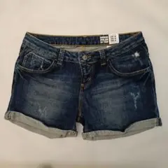 ZARA DENIM RULES BY TRF ダメージデニムショートパンツ