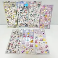 【海外正規品】ぷくぷくシール 3D 立体 オバケーヌ　7枚セット