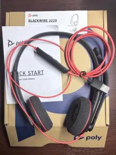新品 poly Blackwire 3220 有線ヘッドセット USB-A接続のサムネイル