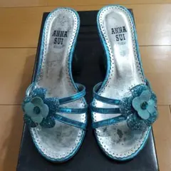 ANNA SUI サンダル 水色 S (22.0cm位)のサムネイル