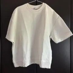 ZARA クルーネック 半袖 Tシャツ ホワイトのサムネイル