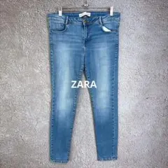 ZARA ザラ スキニーデニムパンツ インディゴブルー ストレッチ EUR40