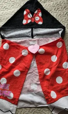 東京ディズニーリゾートTDR ミニー　タオルポンチョ