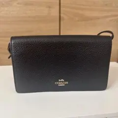 COACH ショルダー ウォレット ブラック