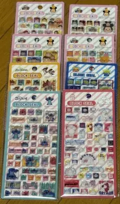 ディズニー タイルシール　８種セット