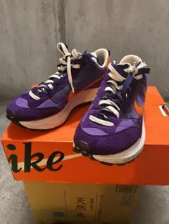 NIKE x sacai VaporWaffle ダーク アイリス オレンジ