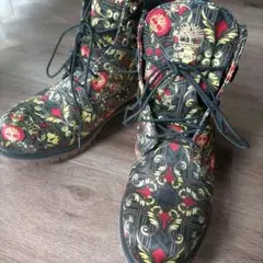 豆*様 【稀少品】Timberland × Atmos × swagger アトモス」×「ティンバーランド」総柄デザインの6インチブーツが数量