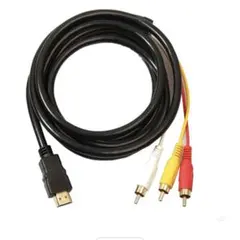 金メッキ HDMI A/M TO RCA3 変換ケーブル