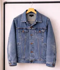 【美品】デニムジャケット Gジャン インディゴ メンズ レディース 春アウター
