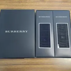 ​【新品】BURBERRY バーバリー 靴下 2足セット 箱付き