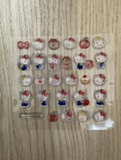 ボンボンドロップシールミニ　ハローキティ　レッド　おすそわけ