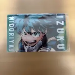 【僕のヒーローアカデミア】原画展限定　クリアカード　緑谷出久