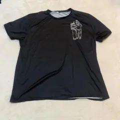 XXXL ビッグシルエット黒Tシャツ ストリート半袖