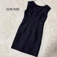 【ルーニィ】ノースリーブタイトワンピース　花柄　上品　S お呼ばれ　フェミニンのサムネイル