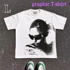Tシャツ opium Y2K メンズ　グラフィック　00s ストリート　半袖