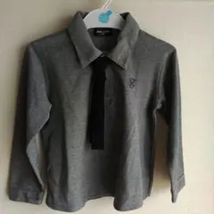 COMME CA ISM(コムサイズム) ネクタイ付ポロシャツ 120 長袖 男